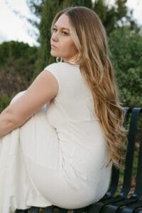 spring-day-gown-bench